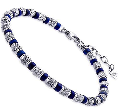 Dada Gioielli - Herren Armband mit natürlichen Steinen - Geschenkidee für Männer zum Geburtstag 2025 - Energie/Fokus/Schutz/Kreativität - Entdecke den Stein, der dich verkörpert, von Dada Gioielli