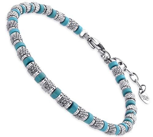 Dada Gioielli - Herren Armband mit natürlichen Steinen - Geschenkidee für Männer zum Geburtstag 2025 - Energie/Fokus/Schutz/Kreativität - Entdecke den Stein, der dich verkörpert, von Dada Gioielli