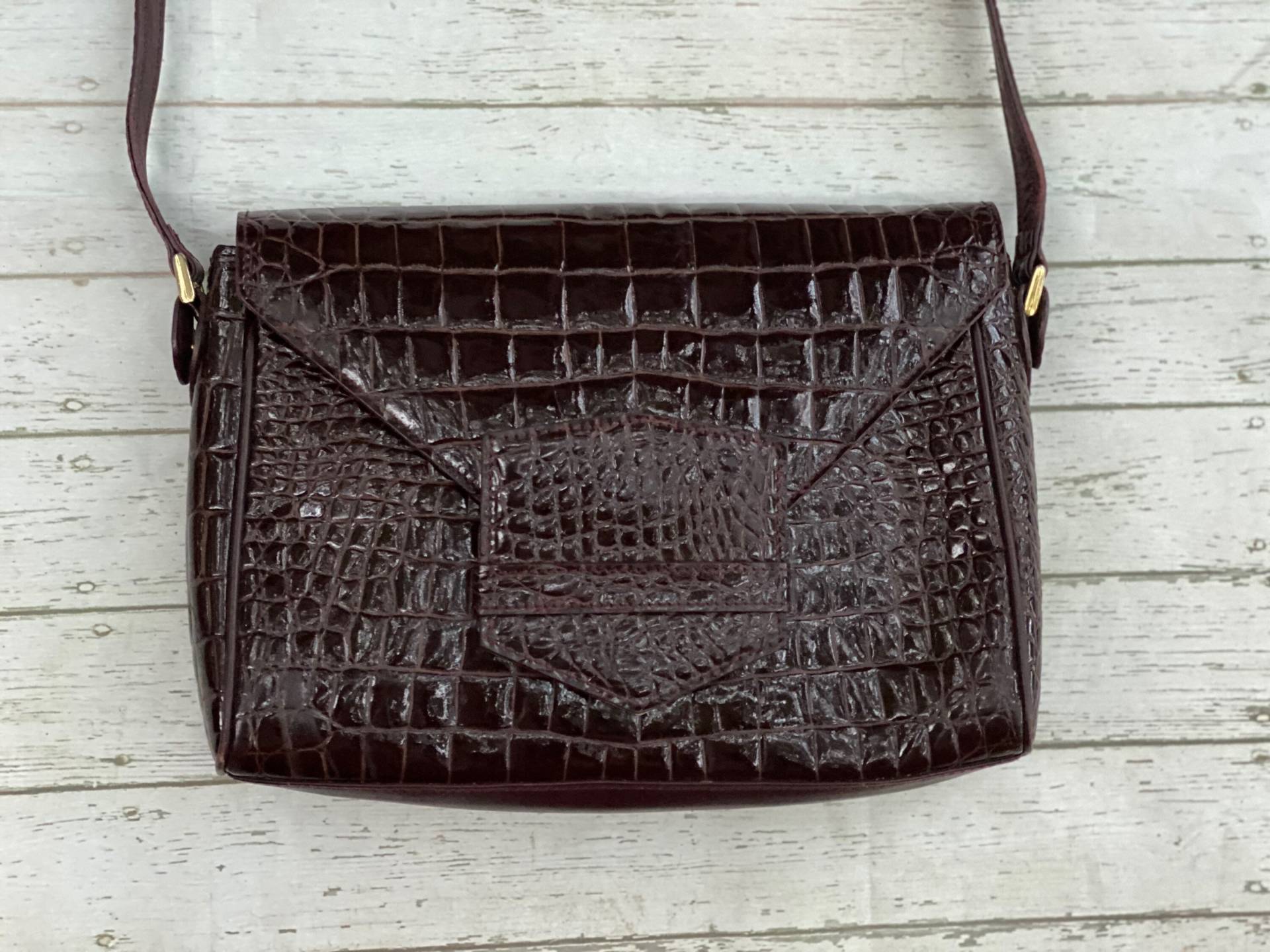 Echtleder Vintage Designer Tasche von DadaVintageCom