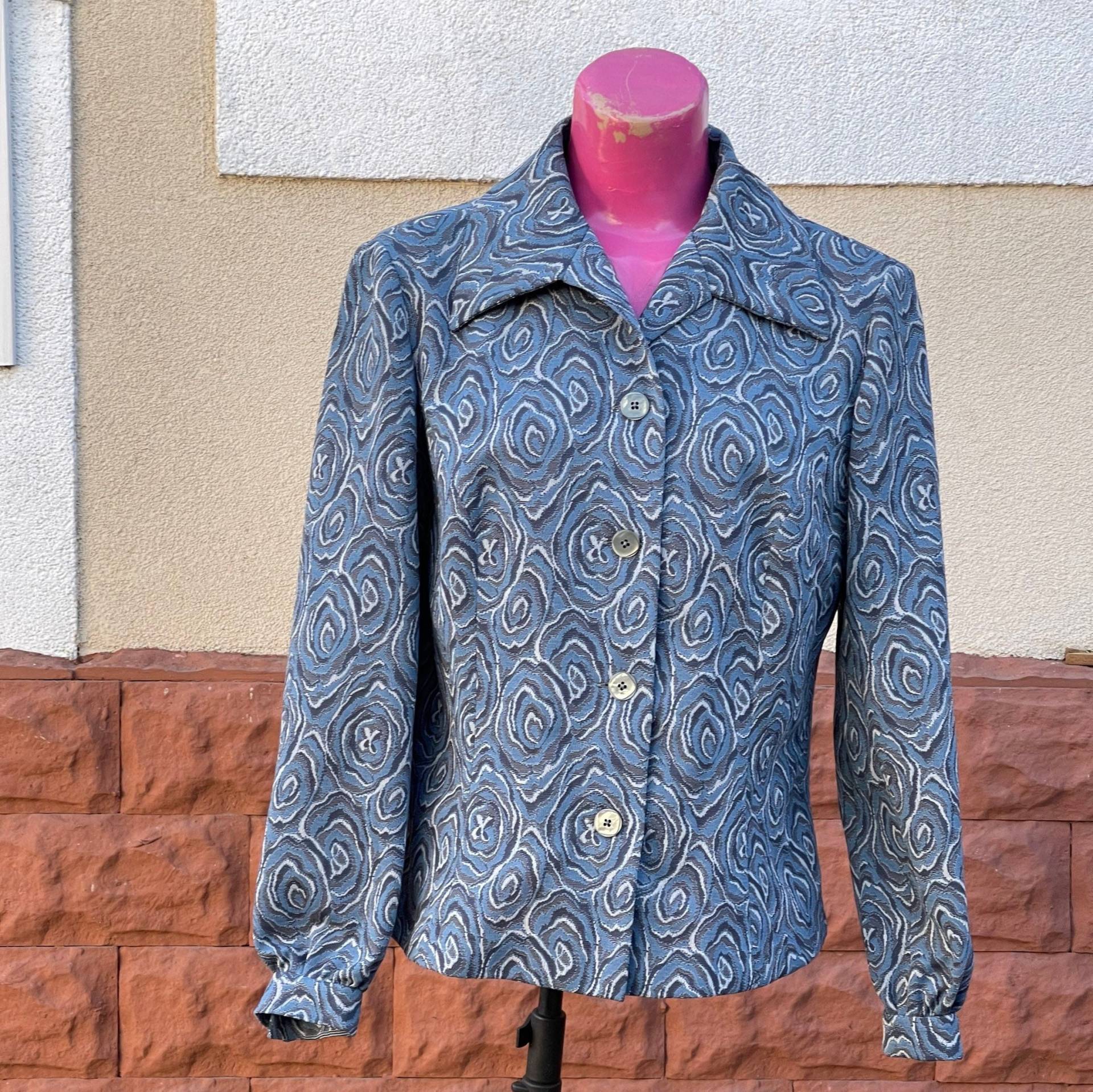 Vintage Blauer Blazer Gr. L von DadaVintageCom