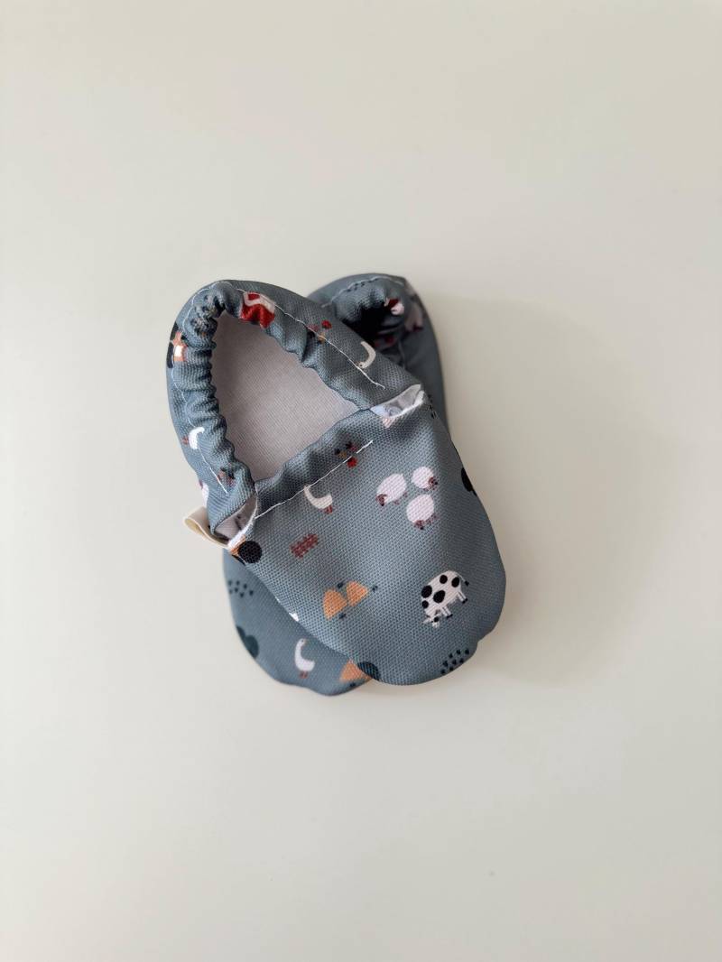 Krabbelschuhe Farm|Barfußschuhe|Lauflernschuhe|Kitaschuhe|Kinderschuhe|Schläppchen|Babyschuhe von DadalaHandmade