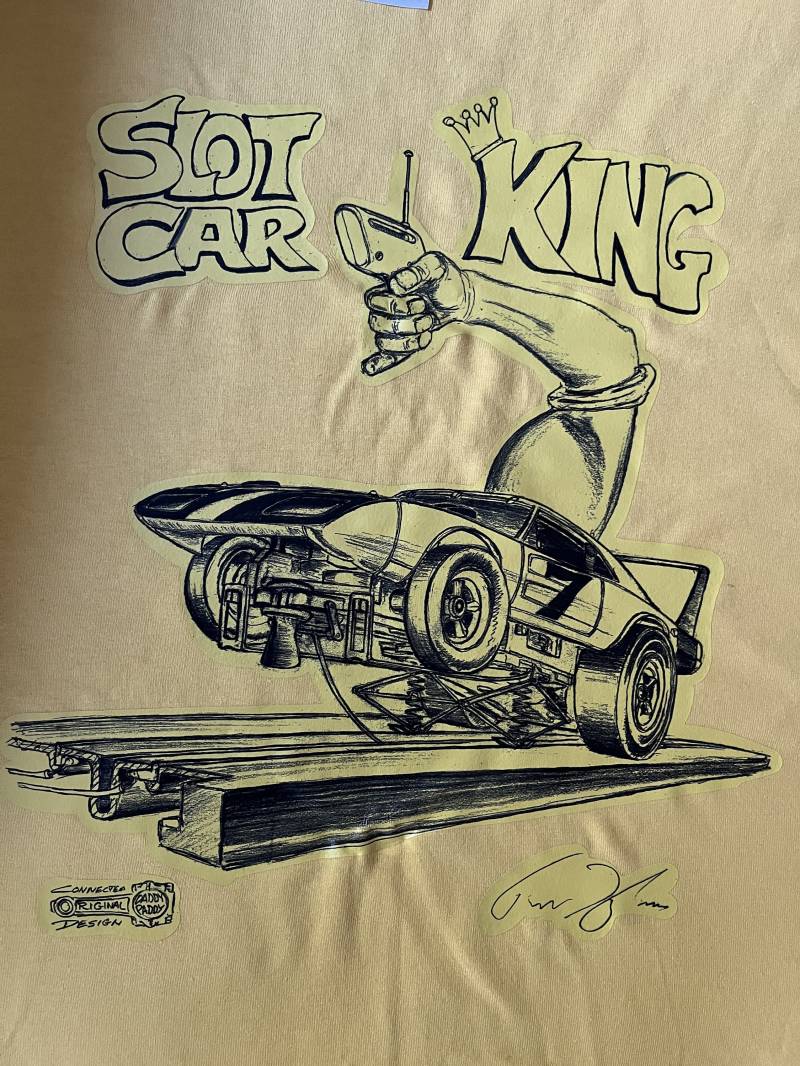 Slot Car T-Shirt Hanes-Beefy-T-100 Prozent Preshrunk Baumwolle Custom Car Tshirt Illustrationen Daddypaddyart.com Slot Car T-Shirt Hanes-Beefy-T-100 Prozent Preshrunk Baumwolle Custom Car Tshirt Illustrationen Daddypaddyart.com von DaddyPaddyArt