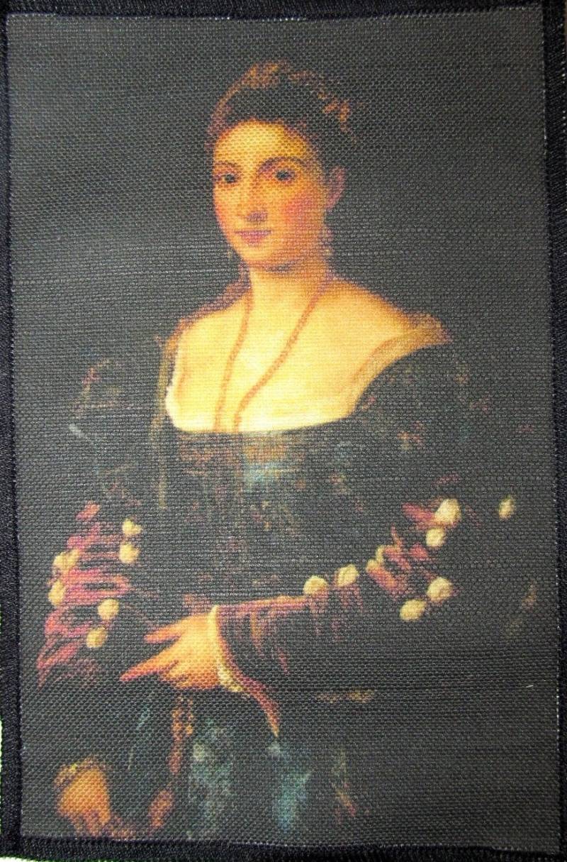 Gedruckt Annähen Patch - La Bella Tizian | Tiziano Vecelli 1488-1576 von DaddyoFattyo