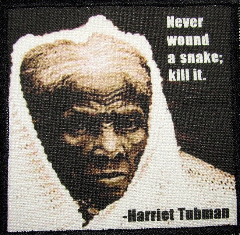 Harriet Tubman Zitat - Gedruckt Patch Annähen Weste, Tasche, Rucksack, Jacke von DaddyoFattyo