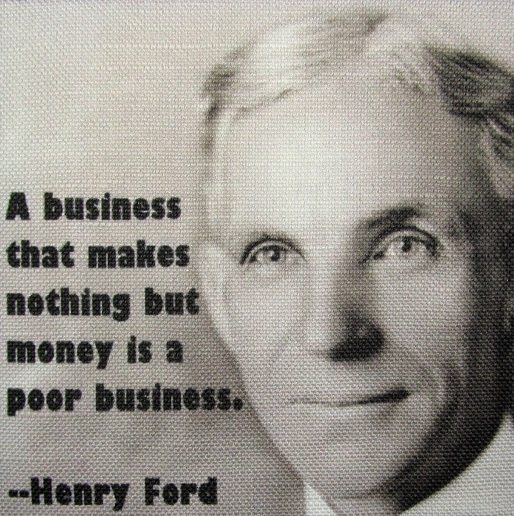 Henry Ford Zitat - Business Ist Patch Nicht Gedruckt Nähen Auf von DaddyoFattyo
