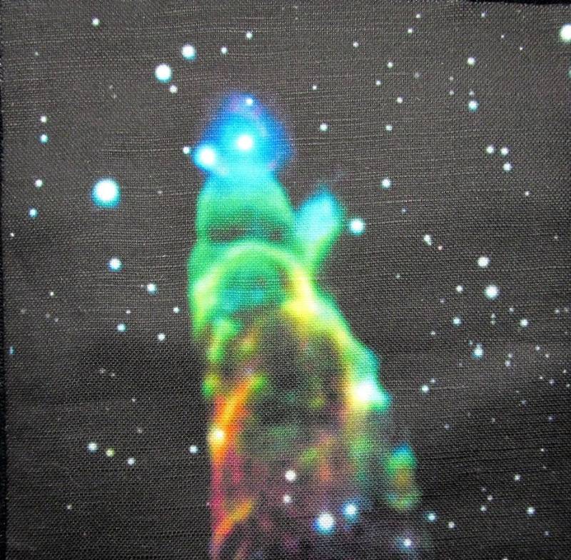 Herbig Haro Cosmic Jet Hubble - Weste, Tasche, Rucksack, Jacke Gedruckter Aufnäher 15 cm P518 von DaddyoFattyo