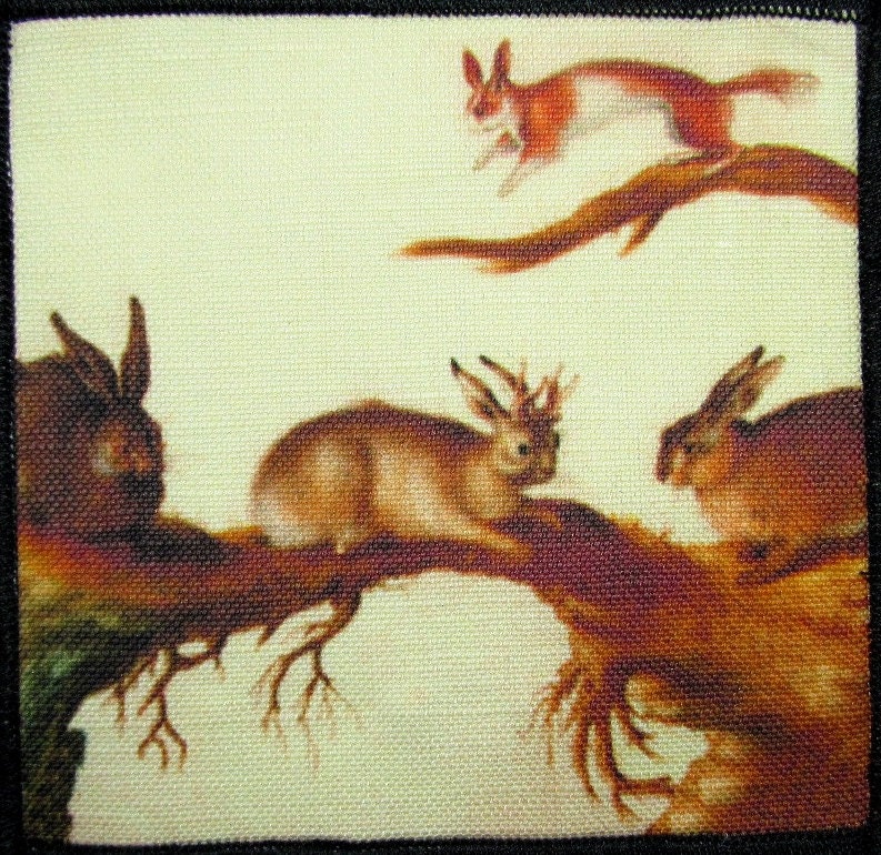 Jackalope Und Rabbbits - Gedruckter Aufnäher Zum Aufnähen Positiver Beweis Dafür, Dass Diese Kreatur Existiert -P315 von DaddyoFattyo