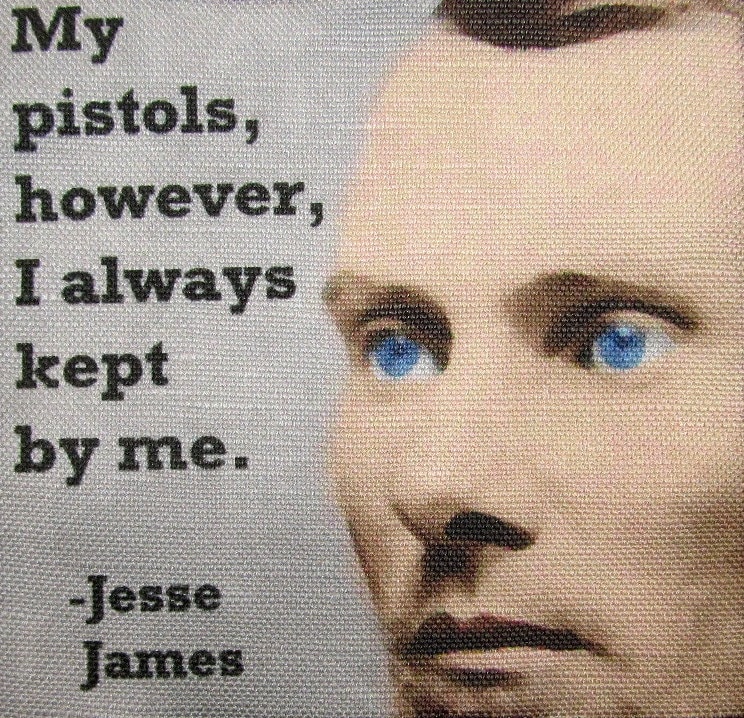 Jesse James Quote - Patch Nähen Auf Gedruckt Weste, Tasche, Rucksack, Jacke P394 von DaddyoFattyo