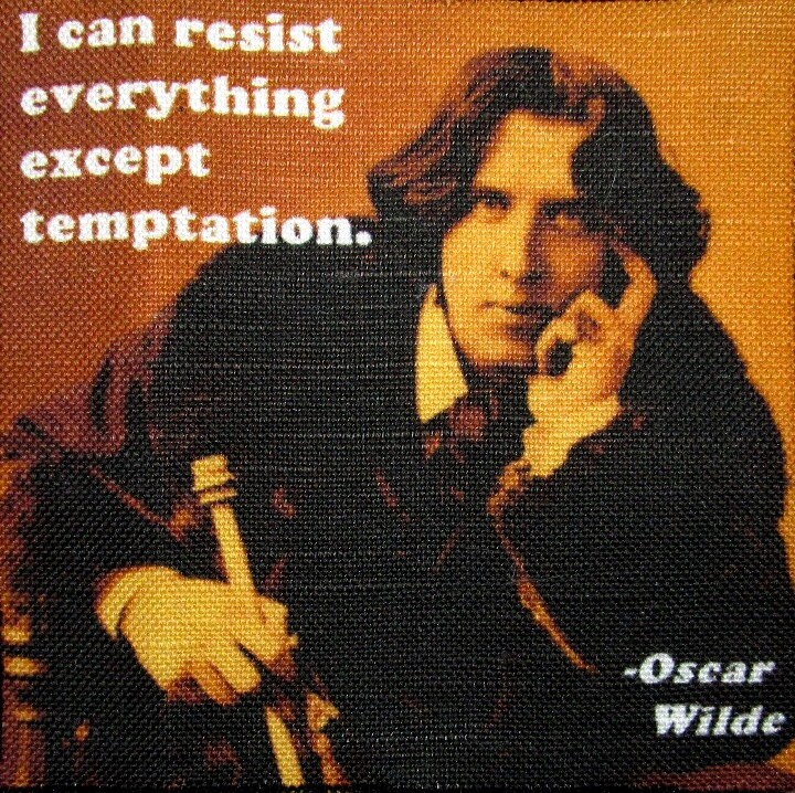 Oscar Wilde Quote 2 - Gedruckter Aufnäher Aufnähen Daddyo Fattyo Versteht Dies Total P457 von DaddyoFattyo