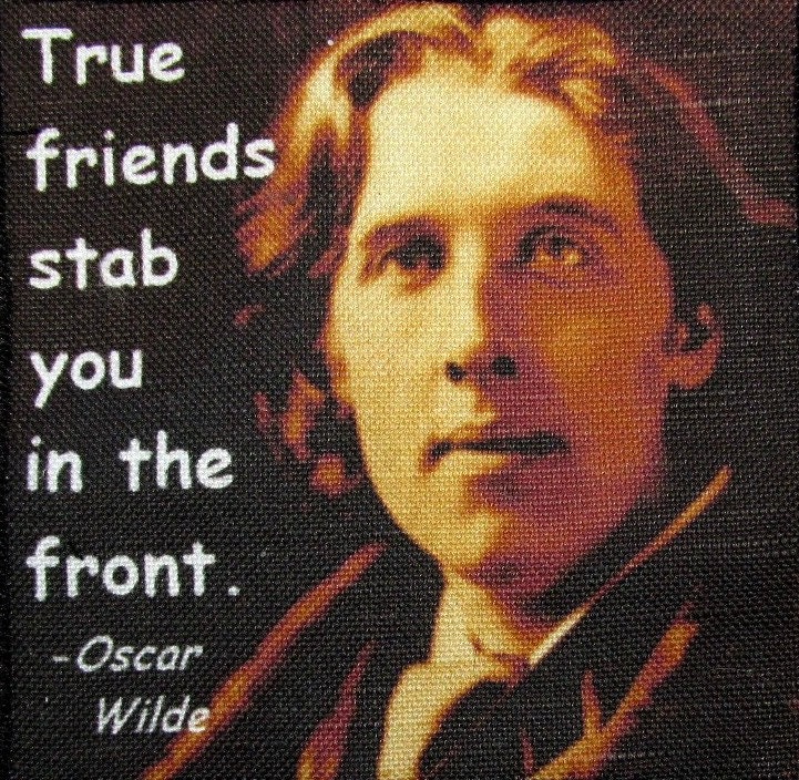 Oscar Wilde Zitat - Gedruckt Patch Sew On Wie Sie Wissen, Jemand Liebt Dich P455 von DaddyoFattyo