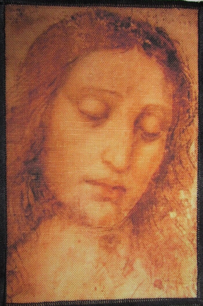 Gedruckter Aufnäher - Letztes Abendmahl Christ Studie Leonardo Da Vinci 1452-1519 Mittel von DaddyoFattyo
