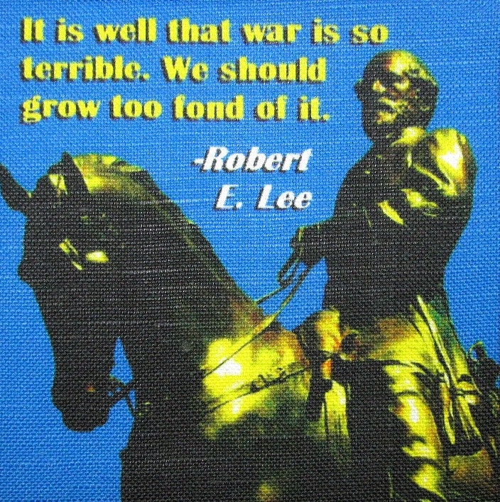 Robert E Lee Quote - Gedruckt Patch Nähen Auf Weste, Tasche, Rucksack, Jacke P511 von DaddyoFattyo