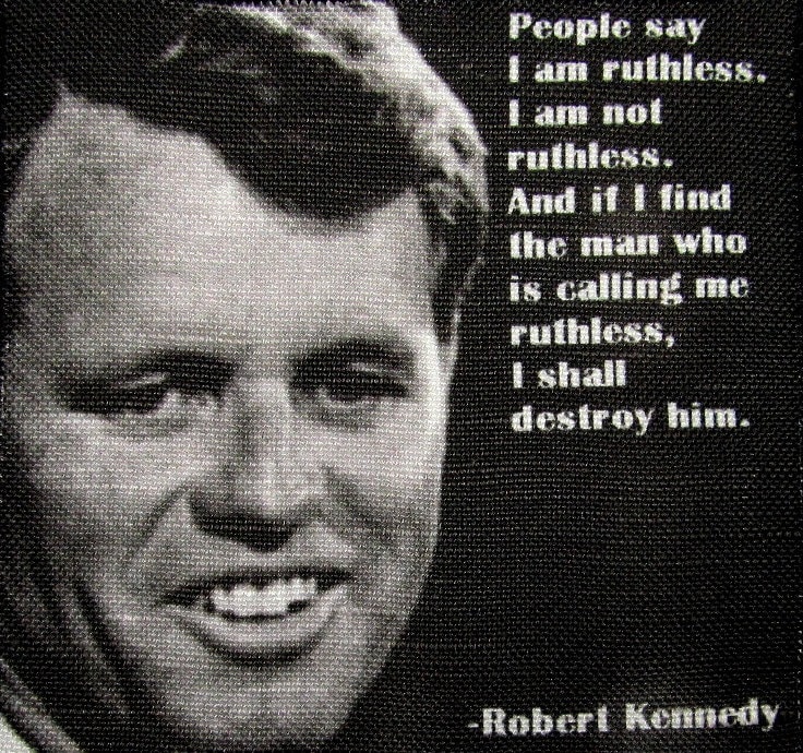 Robert Kennedy Zitat - Gedruckter Patch Zum Aufnähen Auf Weste, Tasche, Rucksack, Jacke P387 von DaddyoFattyo