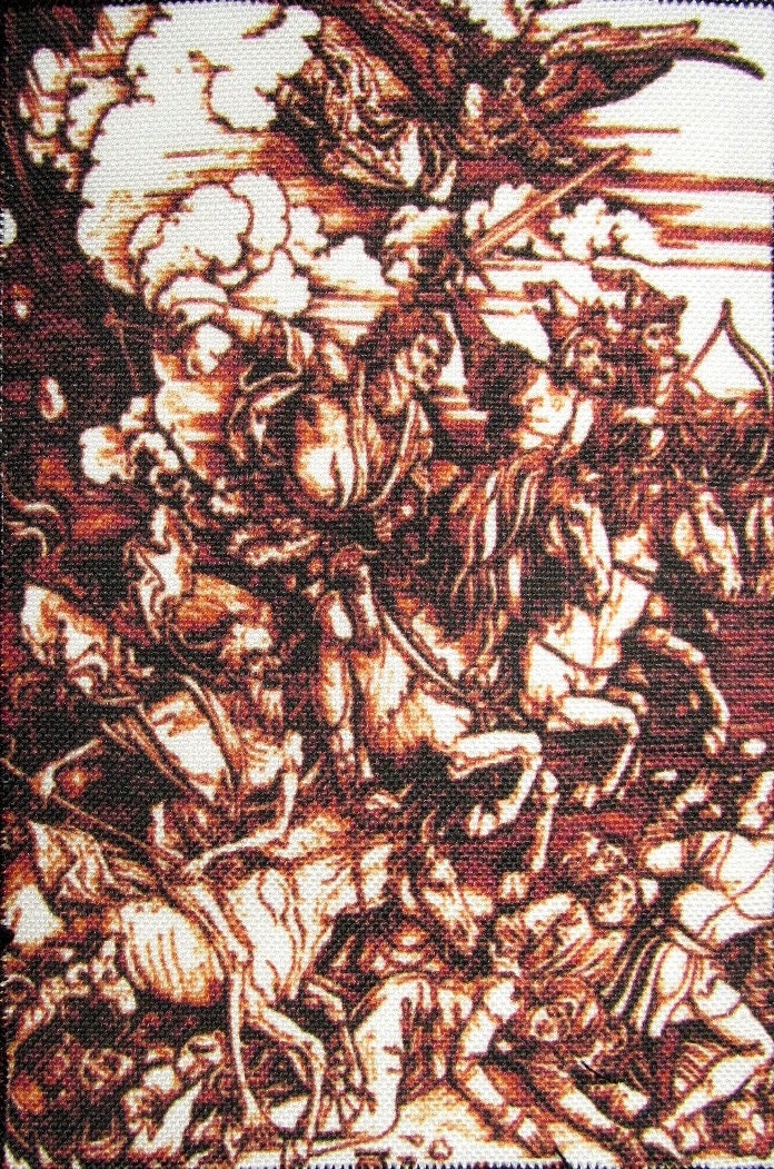 Die Vier Reiter - Albrecht Dürer 1471 1528 Aufnäher Zum Aufnähen Weste, Tasche, Rucksack von DaddyoFattyo
