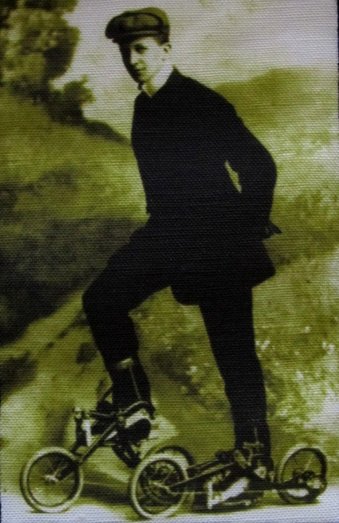 steampunk Rollschuhe Aufnäher Zum Annähen - Weste, Tasche, Rucksack, Jacke P574 von DaddyoFattyo