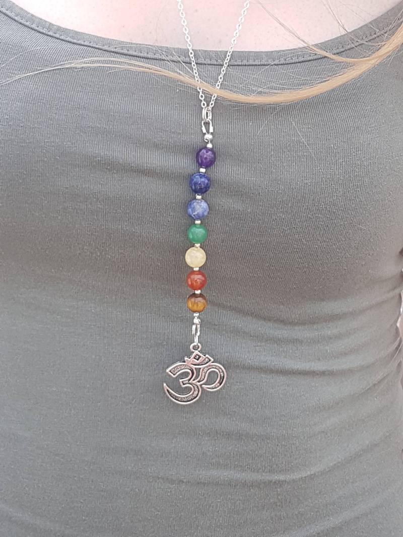 Von Hand Gefertigte Echte Natürliche Chakra Halskette von Dadevier