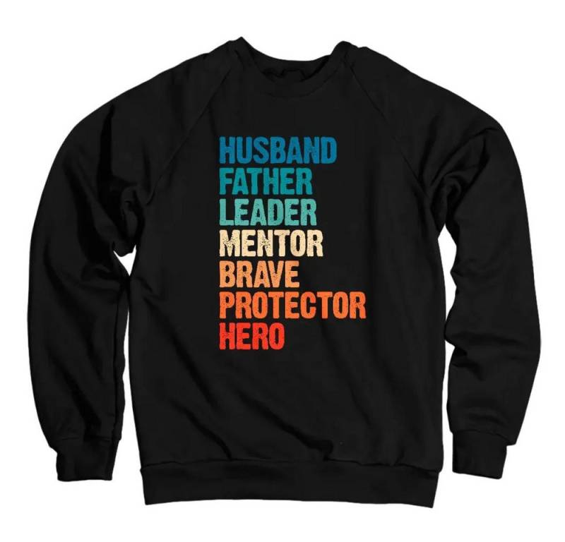 Dads Collection Rundhalspullover Father Roles Sweatshirt von Dads Collection