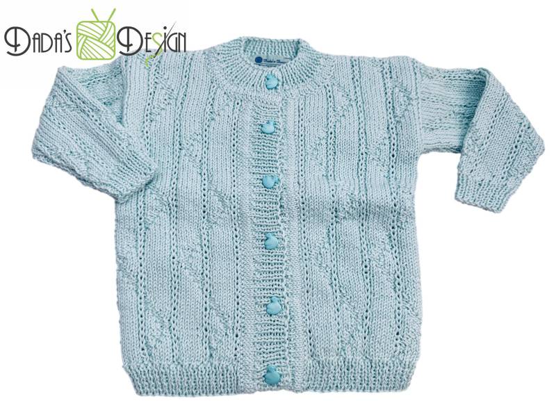 Gestrickte Jacke "Jules" Baby, Kind - Gr.ca 68 74 von DadusDesign