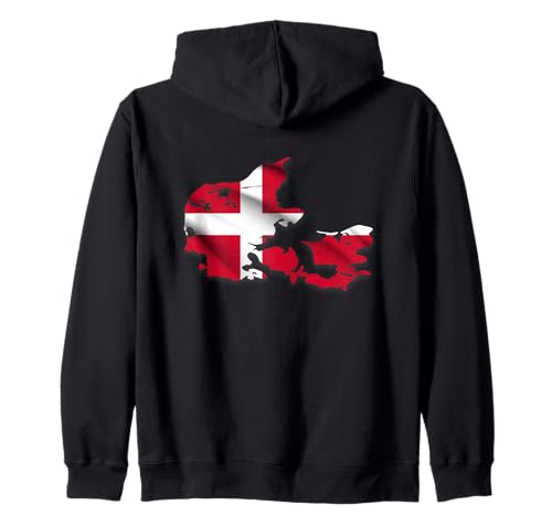Dänemark Flagge Herren Danmark Damen Dänen Kinder Denmark Kapuzenjacke Dänemark Flagge Herren Danmark Damen Dänen Kinder Denmark Kapuzenjacke von Dänemark Deko Frauen Königreich Dänemark Männer