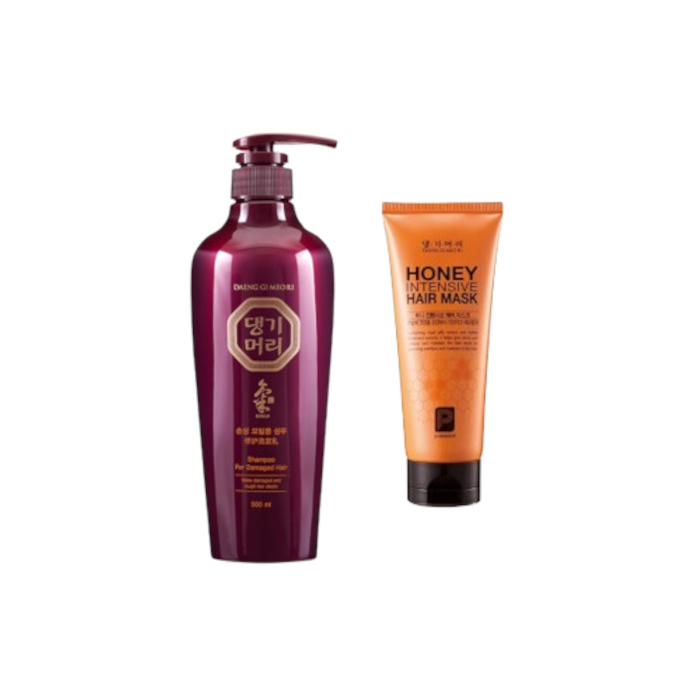 Daeng gi Meo Ri - Shampoo for Damaged Hair - 500ml + Honey Intensive Hair Mask - 150ml Set von Daeng gi Meo Ri