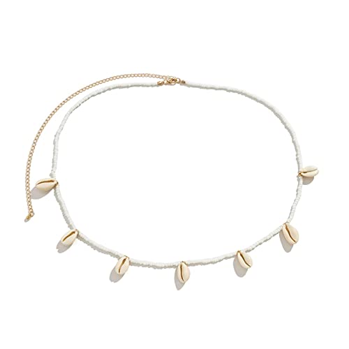 Daesar Bauchkette Hüftkette Vergoldet, Taillenkette Boho Damen Bead-Kette mit Muscheln, Körperketten für Frauen Sexy von Daesar