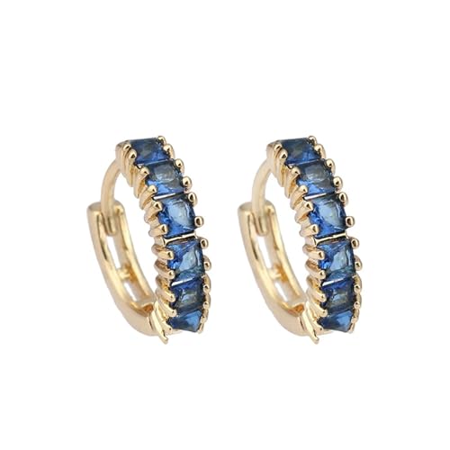 Daesar Creolen 585 Gelbgold, Damen Ohrringe Hoop mit Saphir Ohrringe Creolen Nickelfrei in Bijouterie von Daesar