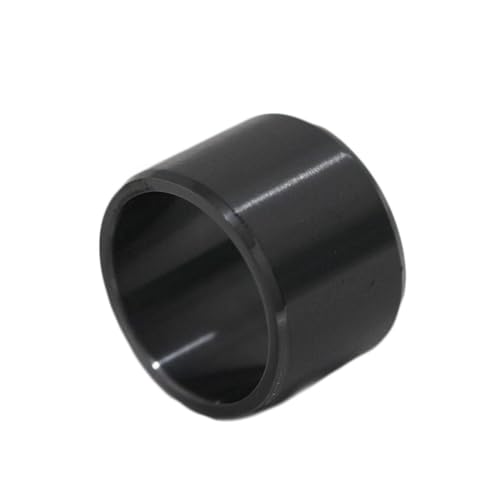 Daesar Edelstahl Ringe für Männer, Schwarz Ring Personalisiert Breit 15MM Matt Gebürstet Bandring Ring Gr.65 (20.7) von Daesar