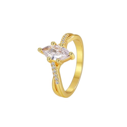 Daesar Eheringe 375er Gold, Damen Ringe Unendlichkeit mit Moissanit Ringe Verlobung und Hochzeit Trauringe Nickelfrei Größe 56 (17.8) von Daesar