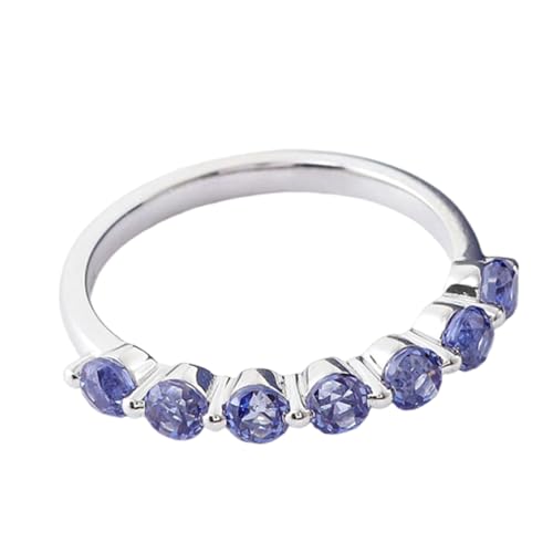 Daesar Eheringe 585 Weißgold, Damen Ringe mit Saphire Trauringe Ringe Verlobung und Hochzeit Gr.60 (19.1) von Daesar