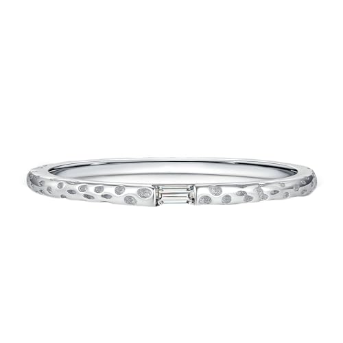 Daesar Ringe Frauen 585 Weißgold, Verlobungsring Damen Bandring Solitär mit Moissanit Trauringe Hochzeit Ring Frauen Nickelfrei Gr.61 (19.4) von Daesar