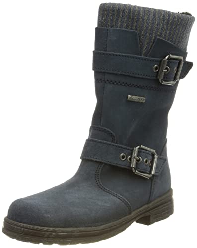 Däumling Mädchen Alia Kniehohe Stiefel, Blau, 39 EU Schmal von Däumling