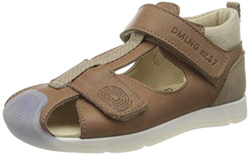 Däumling Jungen Ulli Sandalen, Braun (Fortuna Sattel 35) von Däumling