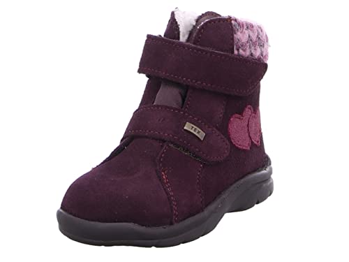 Däumling Baby-Mädchen Hera Schneestiefel, Turino aubergine, 20 EU Schmal von Däumling