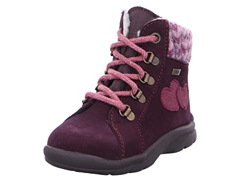 Däumling Baby-Mädchen Hetty Schneestiefel, Turino aubergine, 20 EU Schmal von Däumling