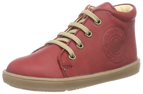 Däumling Baby-Mädchen Polly Krabbel-& Hausschuhe, Rot (Pala Cardinale 11), 21 EU von Däumling