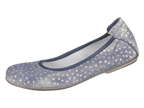 Däumling Damen Hilde Geschlossene Ballerinas, Blau Sky Jeans, 37 EU Schmal von Däumling