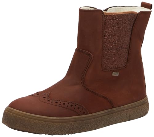 Däumling Jungen Mädchen Wiebke Stiefelette, Country Espresso, 25 EU von Däumling