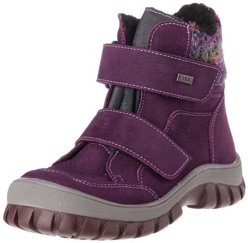 Däumling Jungen Mädchen Yoko Stiefelette, Country aubergine, 25 EU von Däumling