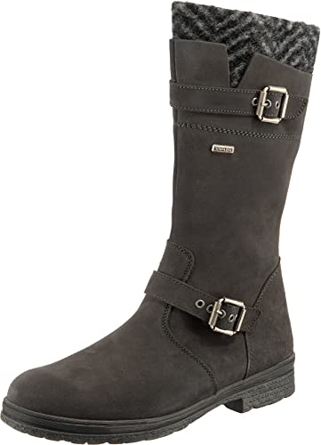 Däumling Mädchen Alia Langschaft Stiefel, Grau (86Turino Asphalt), 28 EU von Däumling