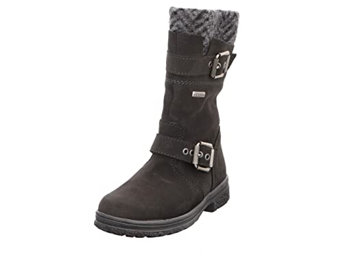 Däumling Mädchen Alia Stiefel, Grau (Turino Asphalt) von Däumling
