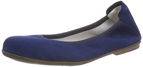 Däumling Hadia Ballerinas, Blau (Capretto Tiefsee 46), 36 EU von Däumling