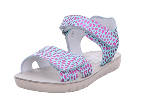 Däumling Mädchen Swantje Flache Sandale, Meteora Ciclam Mint, 27 EU von Däumling