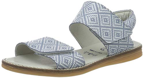 Däumling Mädchen Viola Riemchensandalen, Blau (Inka Jeans 42), 28 EU von Däumling