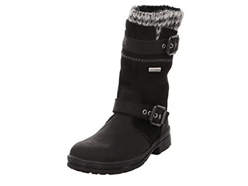 Däumling Jungen Mädchen Alia Kurzschaft Stiefel, Schwarz (70Denver schwarz), 28 EU von Däumling