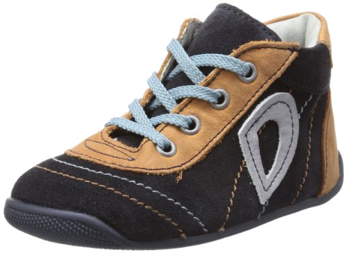 Däumling Polly 040461M0148, Baby Mädchen Krabbelschuhe, Blau (Turino Ozean), EU 20 von Däumling