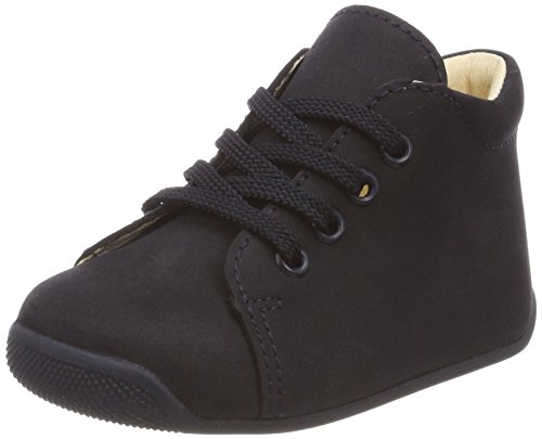 Däumling Unisex Baby Polly Sneaker, Blau (Nubuk Ozean), 18 EU von Däumling