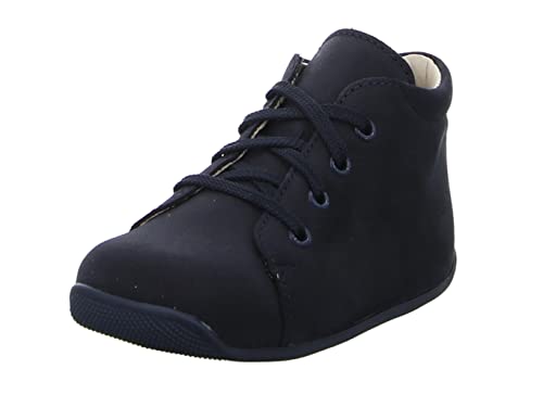 Däumling Unisex Kinder Polly Sneaker, Blau Nubuk Ozean, 22 EU Weit von Däumling