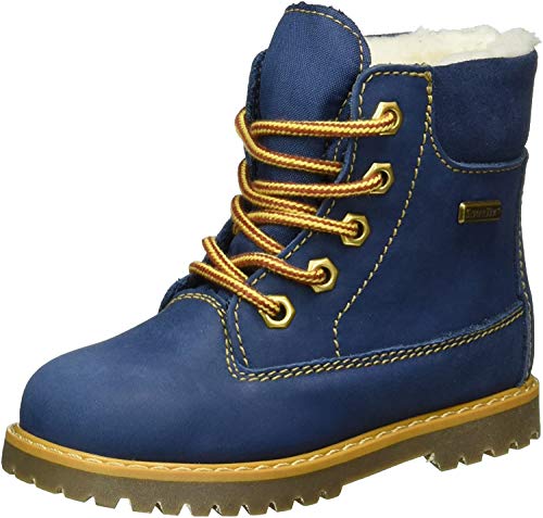 Däumling Unisex-Kinder Andy Kurzschaft Stiefel, Blau (42Denver Jeans) von Däumling