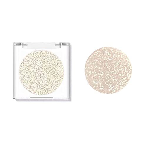 Daeuwiutr Weißer und brauner Lidschatten mit Glitzer, flüssige Grundierung für Lidschatten, matt, Nude, Lidschatten-Palette, wasserfest, weich und glänzend von Daeuwiutr