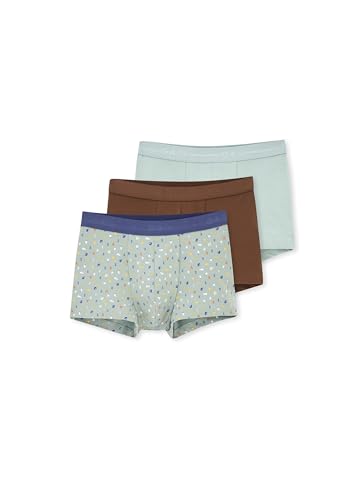 Dagi Men's Amber-Gray Blue 3-Pack Patterned Cotton Boxer, L von Dagi